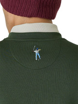 Eastside Golf LS Double Knit Crew - Hunter Green