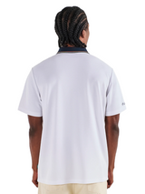 Malbon Fairway Oakwood Polo - White