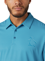 Original Penguin Dimensional "Pete" Tee Twill Polo - Caribbean Sea