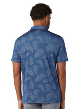 Original Penguin All Over YD Botanical Jacquard Polo - True Navy