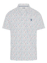 Original Penguin 19th Hole Sake-Tini Novelty Polo - Bright White