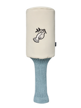 Malbon Hawk & Dove Driver Cover - Dove Grey/Light Blue