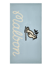 Malbon Hawk & Dove Golf Towel - Light Blue