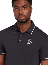 Original Penguin Heritage Oversized Pete Golf Polo - Caviar