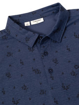 Calvin Klein Colton Printed Polo - Denim