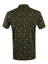 Calvin Klein Colton Printed Polo - Olive