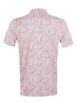 Calvin Klein Palm Printed Polo - Peach