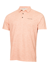 Calvin Klein Watkins Printed Polo - Dusty Red