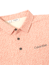 Calvin Klein Watkins Printed Polo - Dusty Red