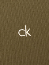 Calvin Klein Mason Cotton Blend Polo - Olive