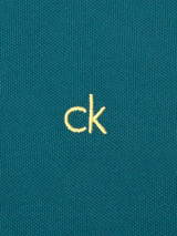 Calvin Klein Mason Cotton Blend Polo - Petrol
