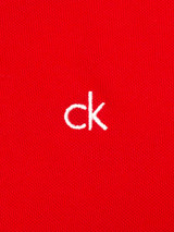 Calvin Klein Mason Cotton Blend Polo - Red