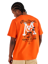 Malbon Bermuda Hi-Power Shot Tee - Flame