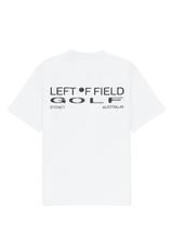 Left Of Field Golf Sprayed T-Shirt - White