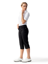 Daily Sports Womens Lyric Capri (74cm) - Black