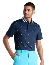 G/FORE Embroidered Tech Jersey Polo - Twilight