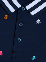 G/FORE Embroidered Tech Jersey Polo - Twilight