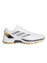 adidas Adizero ZG Spikeless Golf Shoes - Ftwr White/Core Black/Ice Tangerine