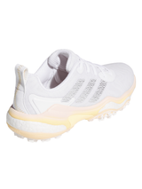 adidas Womens Codechaos 25 Spikeless Golf Shoes - Ftwr White/Ice Tangerine