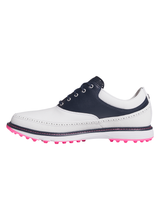adidas MC80 Spikeless Golf Shoes - Ftwr White/Collegiate Navy/Lucid Pink
