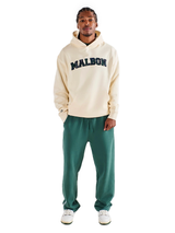 Malbon Fesque Preston Hoodie - Heather Ivory