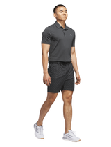 adidas Performance Textured Polo Shirt - Carbon/Black