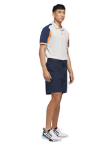 adidas Beyond The Course Vent Knit Polo Shirt - Orbit Grey/Collegiate Navy