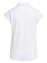 adidas Girls Performance Short Sleeve Polo - White