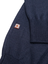 Ping Sullivan V-Neck Wool Blend Sweater - Navy
