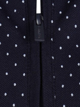 Calvin Klein Womens Camilla Printed Sleeveless Polo - Navy