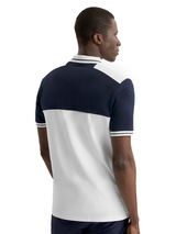 Calvin Klein Springhill Colourblock Polo Shirt - White