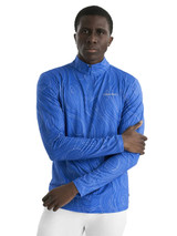 Calvin Klein Printed Newport Half Zip - Sapphire