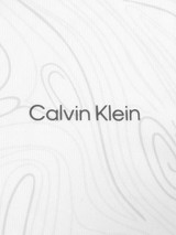 Calvin Klein Printed Newport Half Zip - White Marble