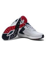 FootJoy Pro SL Golf Shoes - White/Blue/Red