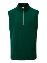 Ping Ramsey Half-Zip Ribbed Fleece Vest - Pine