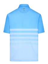 Eastside Golf Signature Golf Polo - Provence Blue Ombre Stripe