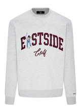 Eastside Golf Luxe Fleece Crew - Heather Grey
