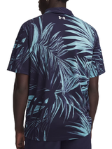 Under Armour Matchplay Printed Polo - Midnight Navy/Blue Haze