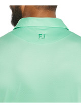FootJoy Abascus Print Lisle Polo Shirt (Athletic Fit) - Seafoam