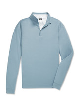 FootJoy Tonal Deco Diamond 1/4 Zip Midlayer (Athletic Fit) - Steel Blue