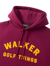 Walker Golf Things Applique Hood - Plum