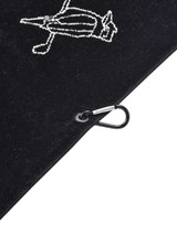 Walker Golf Things Kooka Icon Towel - Black/Cream