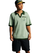 Walker Golf Things Georgia Knit Polo - Heathered Green