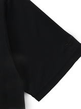Mizuno Monogram M Short Sleeve Polo Shirt - Black