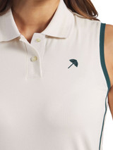 Puma x Arnold Palmer Womens Modalon Piped Sleeveless Polo - Alpine