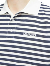 Manors Golf GOAT Pique Monogram Polo - Cream
