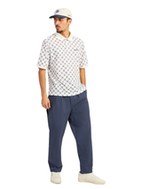 Manors Golf GOAT Pique Monogram Polo - Cream