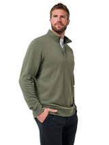 TravisMathew Cloud Quarter Zip 2.0 - Dark Olive