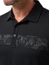 TravisMathew Performance Jersey Flight Polo - Black