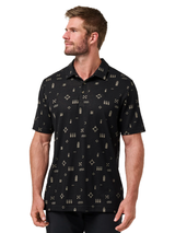 TravisMathew Weather Patterns Polo - Black
